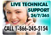 For Live Technical Support 24/7/365, call 1-866-245-5154
