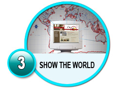 Build a website with EasySite Wizard Pro Website Builder in 3 Easy Steps - Step 3 Show The World