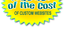 Let Routine Hosting build your website with a temple at a fraction of the cost of custom websites!