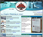 Custom Website for Ace Empire Plumbing & Solar
